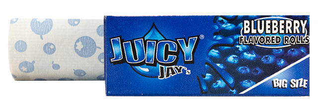 24 × Juicy Jay ROLLS mit Geschmack BIG SIZE TRAY Papers Rolle 5m Zigarettenpapier 5m×54mm