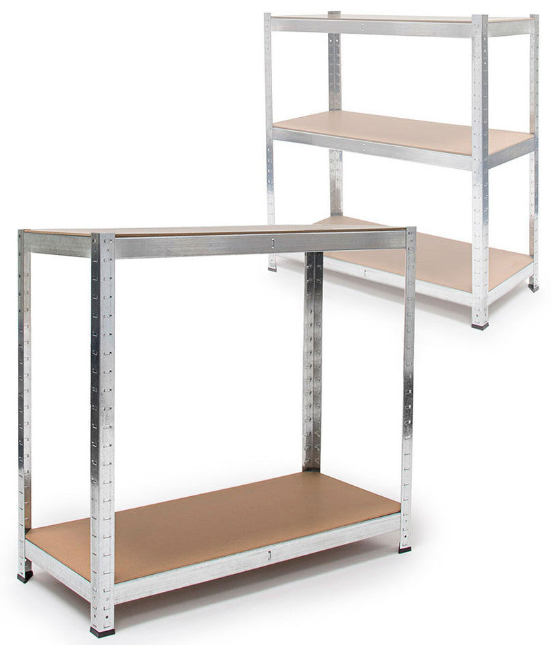 XL 220  x 100 x 45cm Lagerregal SCHWERLASTREGAL Metallregal Steckregal Gestell Regal mit 5 Böden