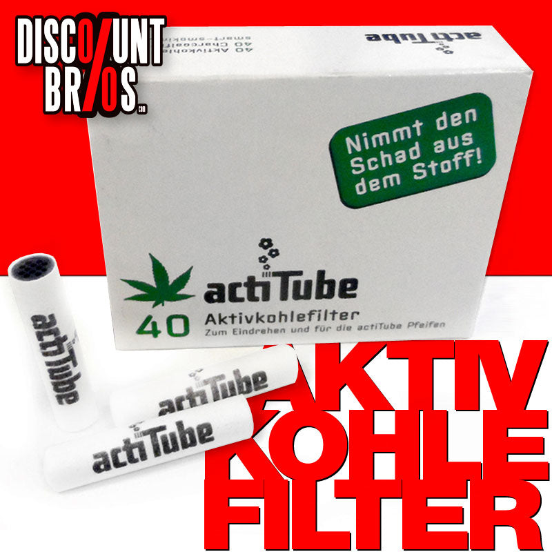 40 Stk. TUNE ActiTube Aktivkohlefilter 8-9mm