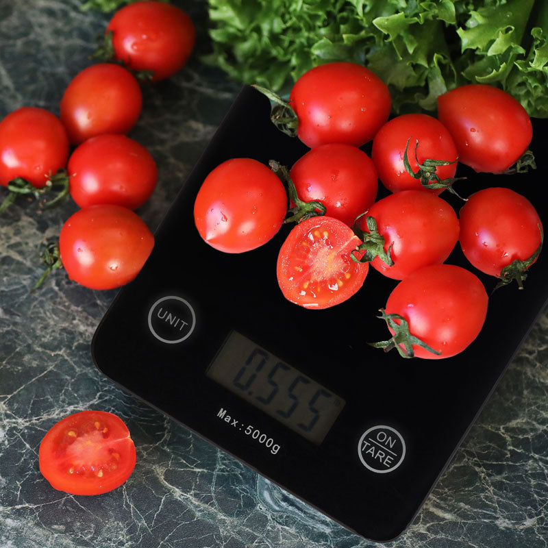 Digitale KÜCHENWAAGE Briefwaage Haushaltswaage Waage bis 5kg