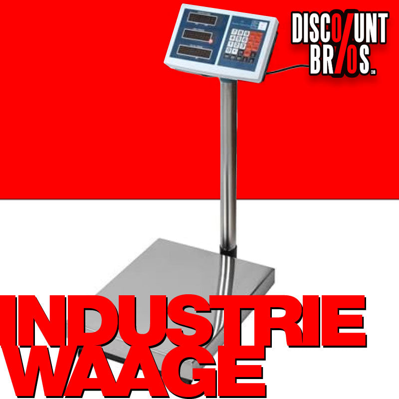 Digitale PAKETWAAGE Lager Industriewaage Plattformwaage Waage mit Akku bis 100kg