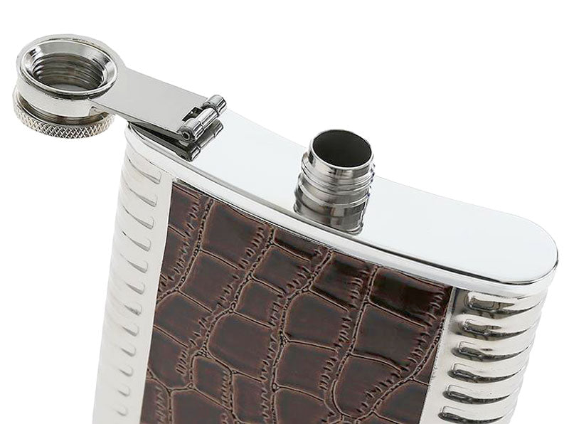 Geschenk-Set FLACHMANN 6-tlg. Chrom KROKODIL