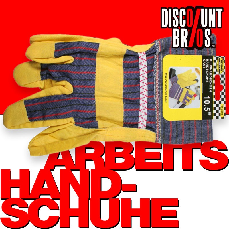 Arbeitshandschuhe Garten-HANDSCHUHE Riggerhandschuhe Amerika 10,5' ca. 26cm