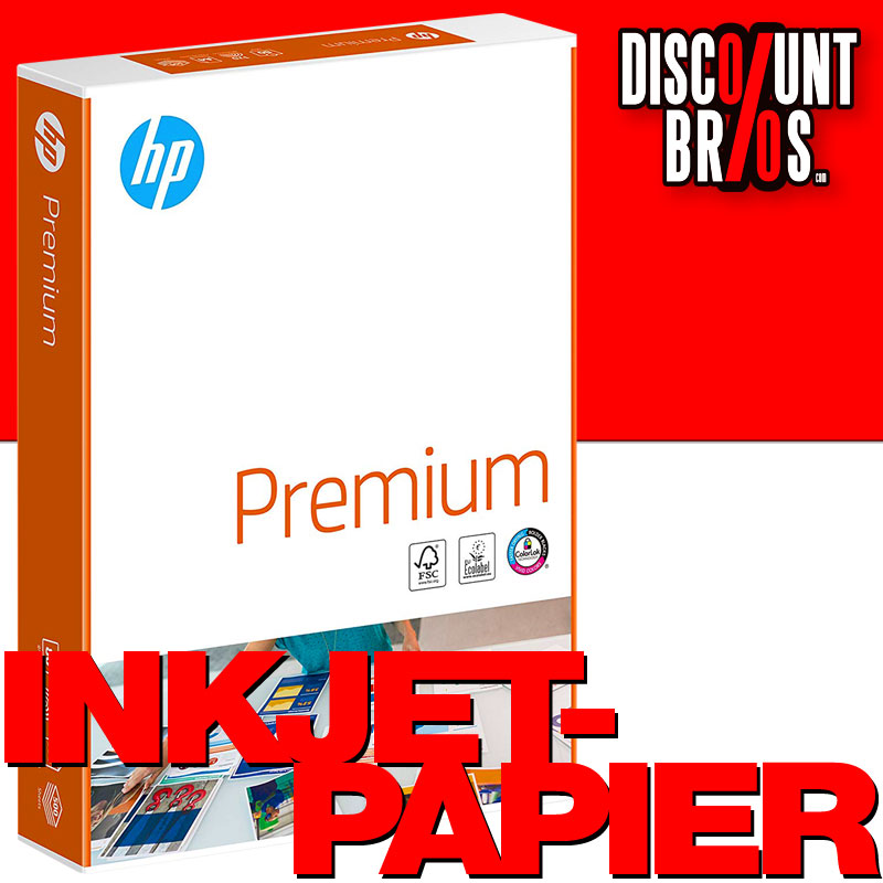 500 Blatt HP CHP850 Premium KOPIERPAPIER BrightWhite Laser- + Inkjet-Papier, A4 80g/m² (ehemals CHP710, CHP210 & CHP225)