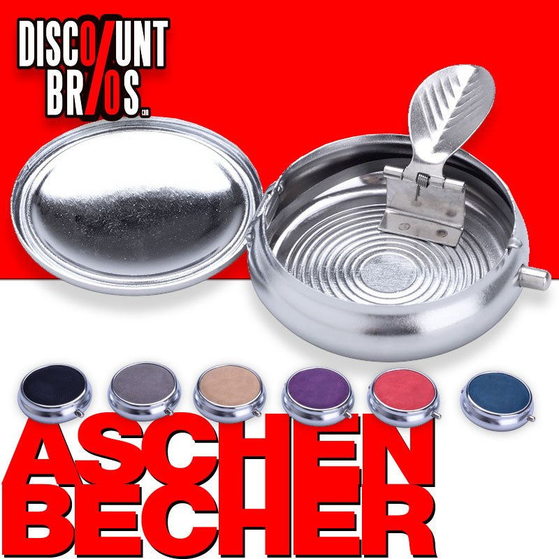 Feldaschenbecher MINI TASCHEN ASCHENBECHER Lederoptik von CHAMP