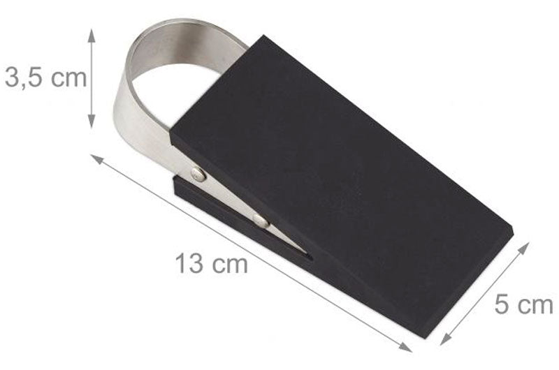 TÜRSTOPPER Türkeil Gummikeil + Edelstahl 2er-Set