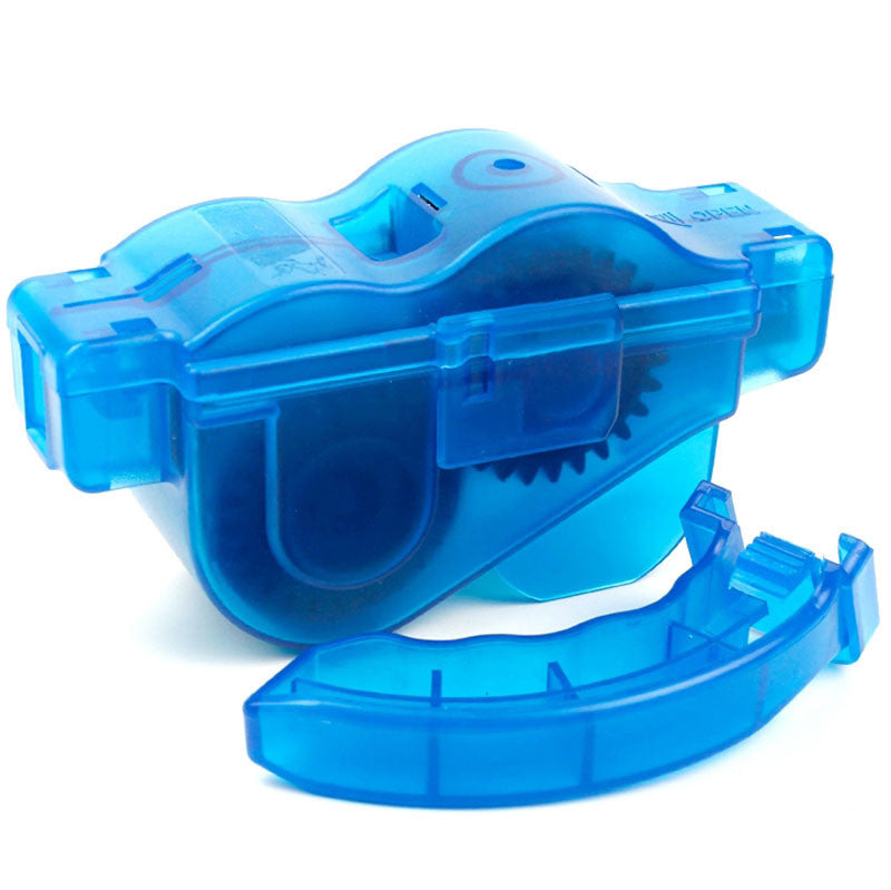 Velo Fahrrad KETTENREINIGUNGS-GERÄT Werkzeug mit Tank und 6 rotierenden Bürsten